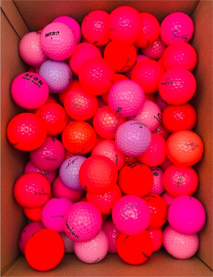 50 Mix Pink AAAA Golfbälle Top Qualität in Bielefeld