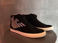 Armani Sneaker in Gr.42 2/3, US 9 Schwarz, Leder Nordrhein-Westfalen - Krefeld Vorschau