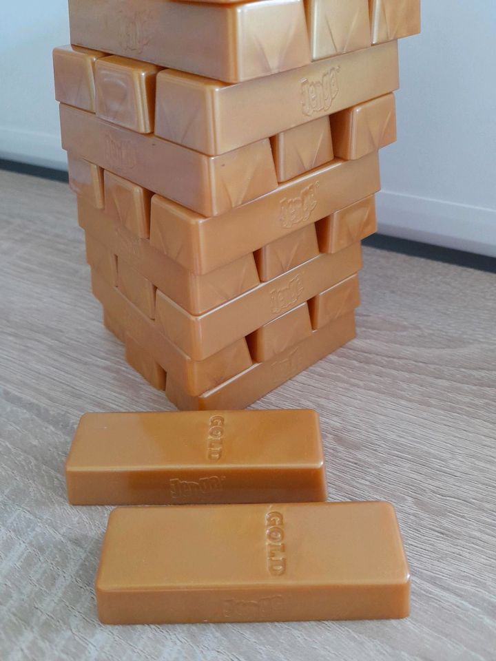 Jenga Gold Geschenk Geldgeschenk Hochzeit Geburtstag in Borken