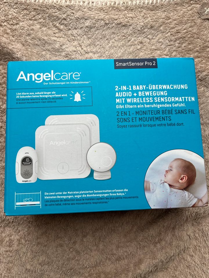 Angelcare SmartSensor Pro 2 Baby Überwachung Atemsensor Babyphone in Landsberg (Saalekreis)