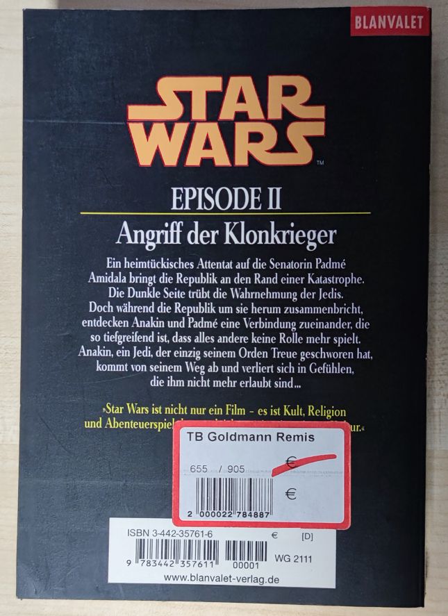 Star Wars - Episode II - Angriff der Klonkrieger in Ferschweiler