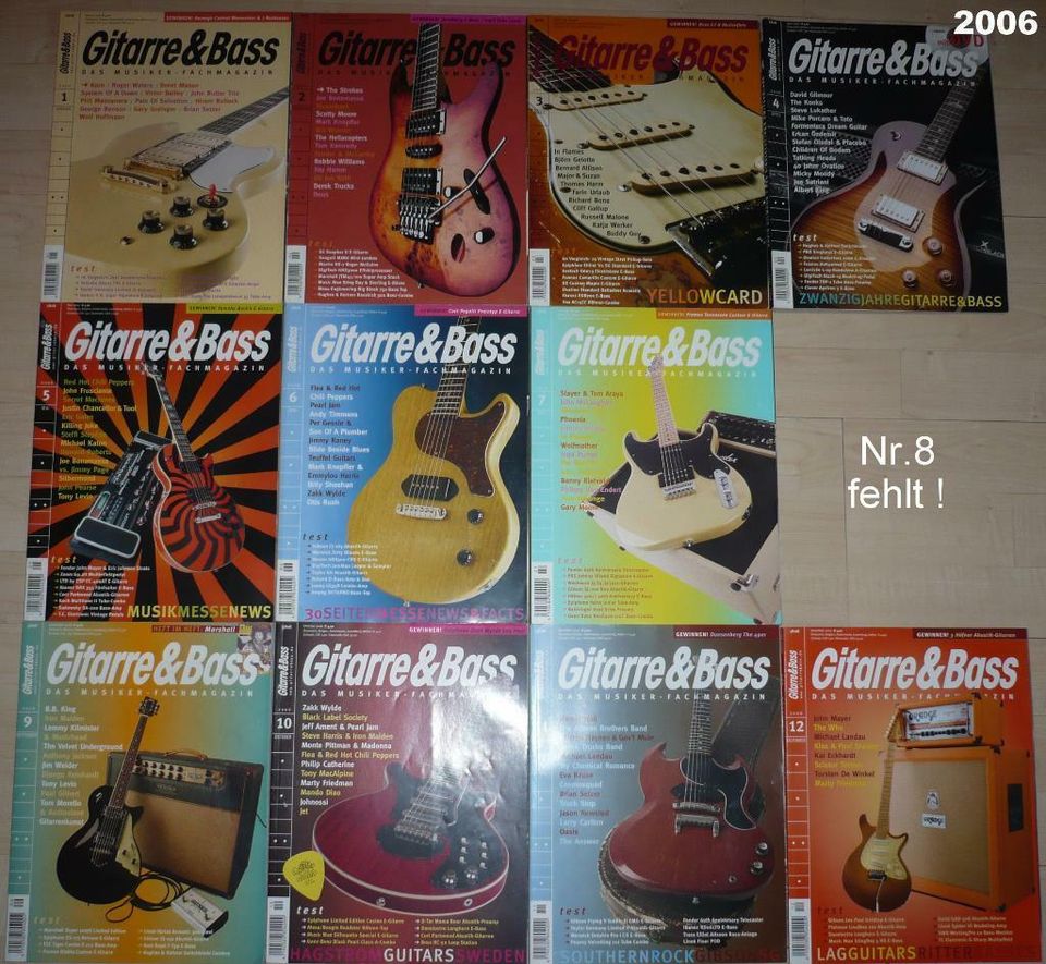 GITARRE & BASS (MUSIKER) Das Musiker Fachmagazin - 1986 bis 2007 in Kulmbach