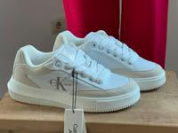 Sneaker • Calvin Klein • Gr 39 • weiß/beige • Stoff/Leder • neu Bremen - Vegesack Vorschau