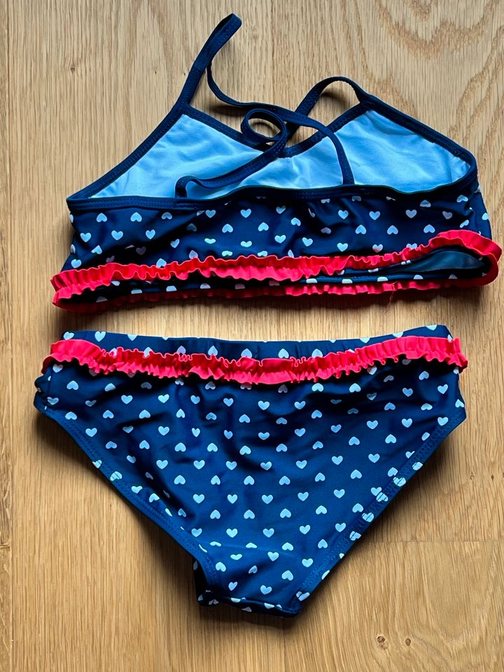 Playshoes Bikini Bustier dunkelblau Herzchen, Rüschen NEU in Neubeuern