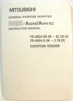 Instruct.Manual Freqrol-A024S/A044-EC Mitsubishi Freqrol Inverter Hessen - Biebesheim Vorschau