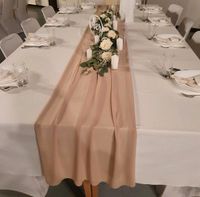 Hochzeittischläufer aus Chiffon in beige Hochzeitsdeko Nordrhein-Westfalen - Marsberg Vorschau