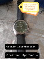 Graf von Sponheim Herren Uhr grünes Ziffernblatt mit orig Etui Rheinland-Pfalz - Limburgerhof Vorschau