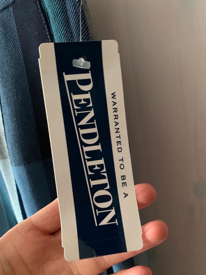 Pendleton Faltenrock XL 42 Plisseerock Rock Wolle Türkis Blau in Essen