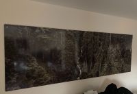 Panorama Bild Alu-Dibond 270x90 cm Motiv Wald mit Bachlauf Bayern - Landsberied Vorschau