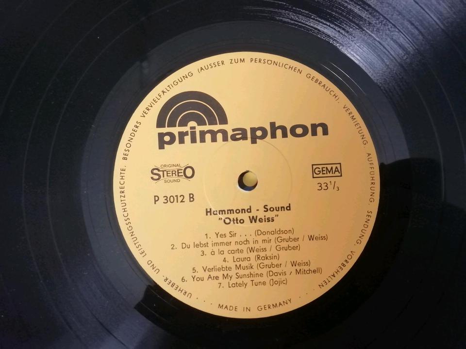 Hammond Sound Otto Weiss Jazz Pop Vinyl Schallplatte LP in Warthausen