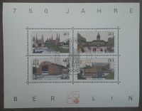 750 Jahre Berlin, Briefmarken, Ersttagssonderstempel 1987 Bayern - Sachsen bei Ansbach Vorschau