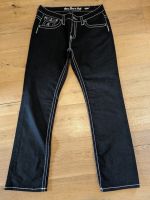 Neue schwarze Jeans mit weißen Kontrastnähten Gr. W42/L32. Hessen - Maintal Vorschau