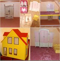Puppenhaus aus Holz für z.B. Barbie Puppen  incl. Einrichtung Kreis Pinneberg - Heist Vorschau