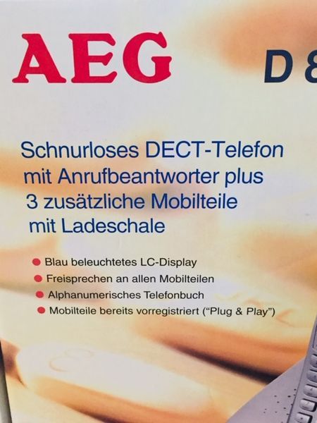 AEG D 8000 Voice Quattro Set mit Originalverpackung !! in Schömberg