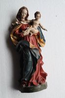 Holz Skulptur Madonna Maria mit Kind 47 cm hoch handbemalt Berlin - Zehlendorf Vorschau