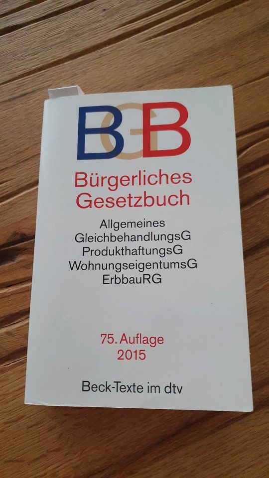 BGB 75.Auflage 2015 in Solingen