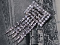60er JAHRE VINTAGE STRASS KARFUNKEL PENDEL BROSCHE a.a. diamonds Köln - Pesch Vorschau