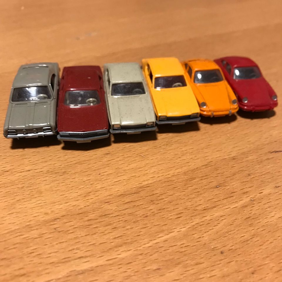 6 x Wiking Modell Autos Opel Porsche Audi in Gilching