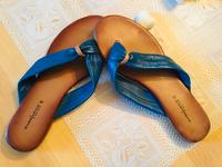 Leder Sandalette/Flip Flops ,Mark Adam, Gr.37,portofrei Saarland - Eppelborn Vorschau