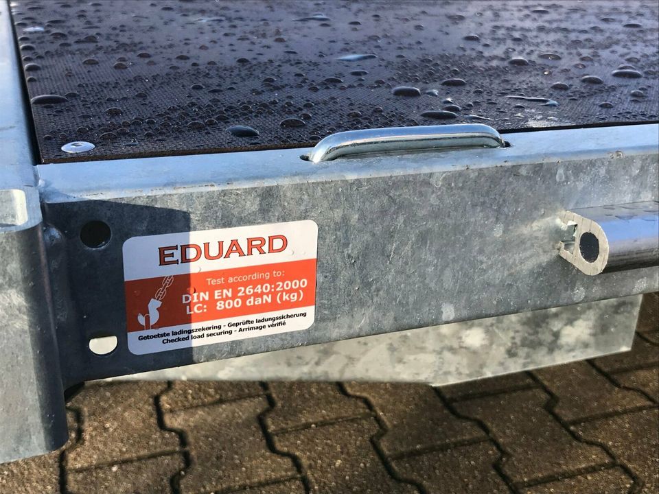 ⭐️ Eduard Auto Transporter 1500 kg 330x180  Rampen Winde 56 in Schöneiche bei Berlin