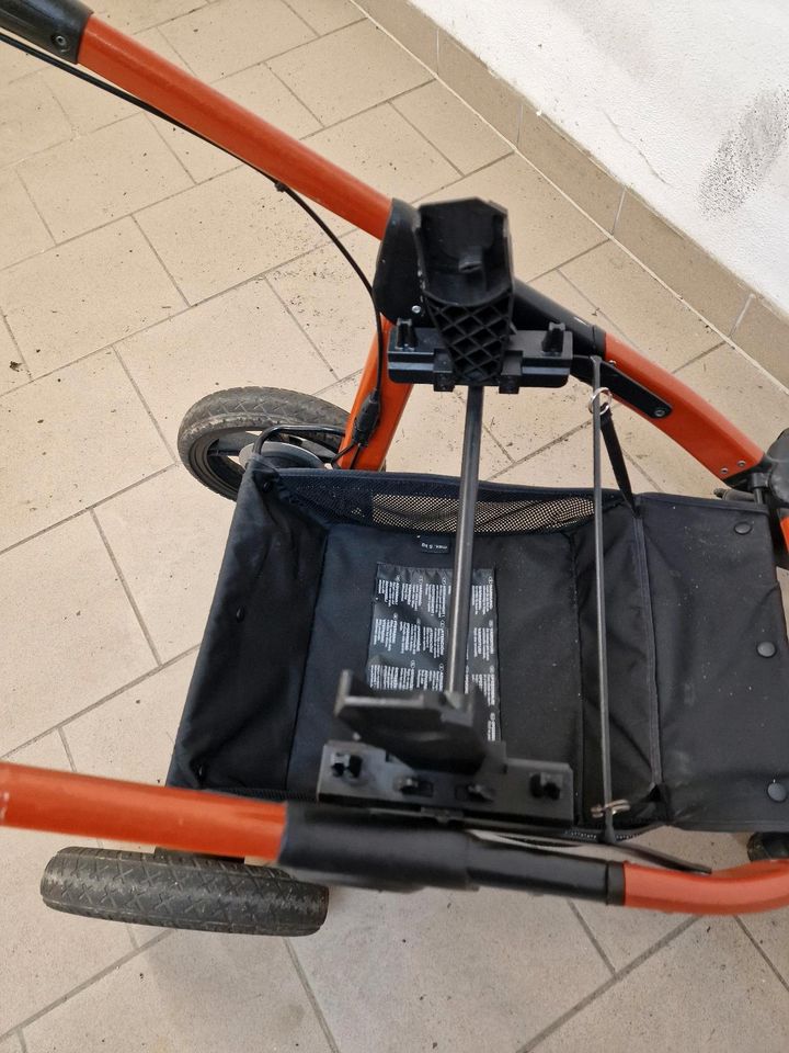 Hartan Racer GTS Kinderwagen Grau Orange in Niederwürschnitz