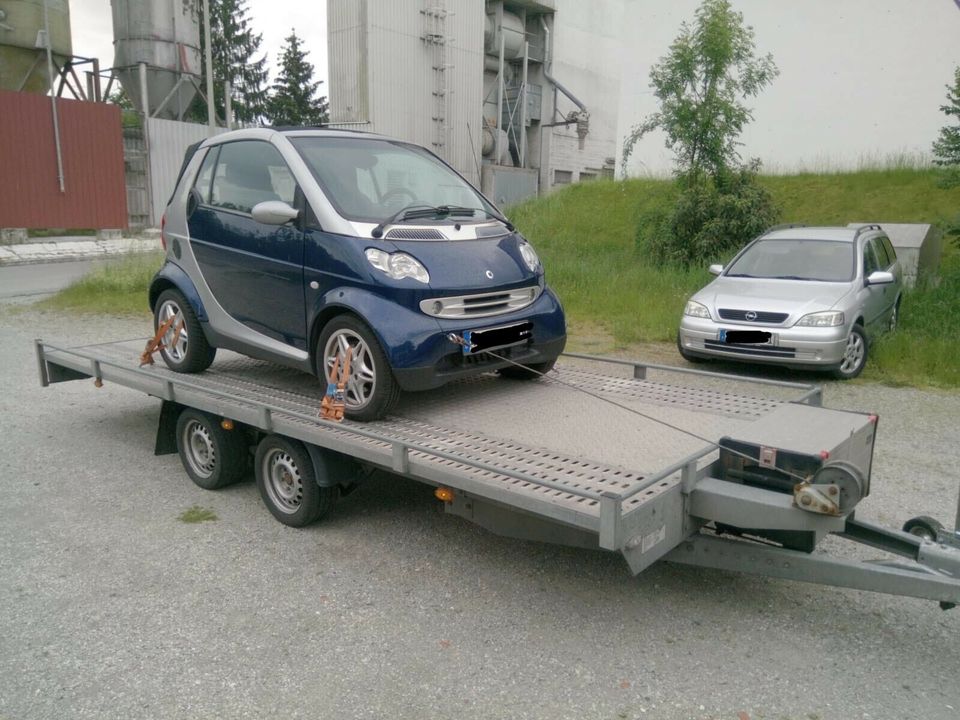 Autotransporter 2700 kg mieten / Autoanhänger mieten Verleih in Ruderting