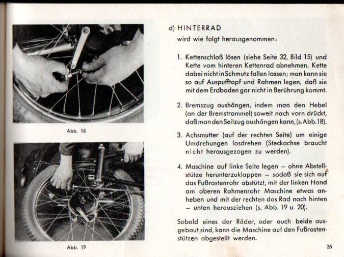 Adler M 100 Bedienungsanleitung Betriebs-Anleitung 1951 / 52 in Schopfheim