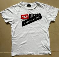 Diesel T-Shirt "I NEED A BREAK", weiß, Größe „10“ Hessen - Nidderau Vorschau