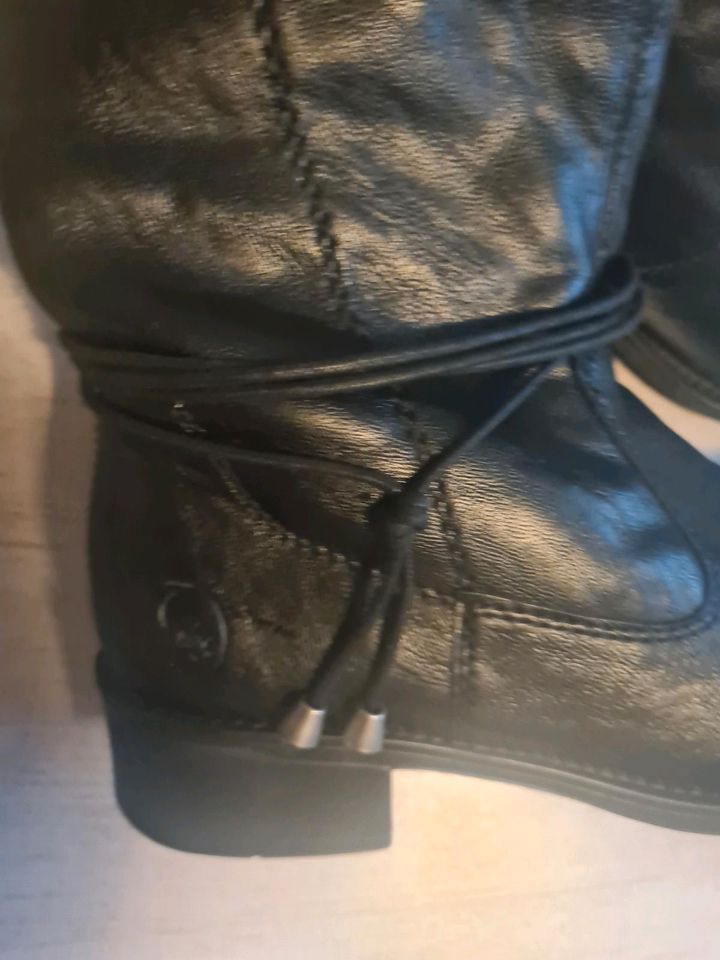 Rieker Stiefel in Schwarz Gr. 39 WIE NEU in Rosenthal