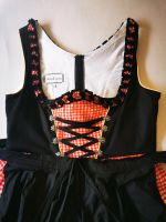 Dirndl aus Baumwolle in Größe 40 rot-weiß kariert/Schürze schwarz Hessen - Wiesbaden Vorschau