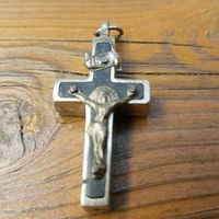 Reliquienkreuzanhänger Silber mit Holzeinlage und Jesus Sachsen-Anhalt - Hohe Börde Vorschau