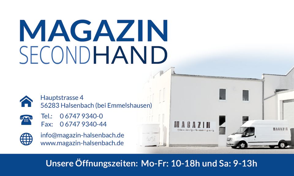 Wir bieten Job für Fahrer für unser Secondhand-Geschäft in Halsenbach