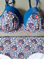 Boden Bikini blau weiß Blumen 75E 44? Duisburg - Duisburg-Mitte Vorschau
