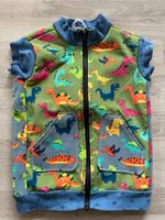 Softshellweste handmade selbstgenäht Jacke softshell Dino 98 104 Sachsen - Werdau Vorschau