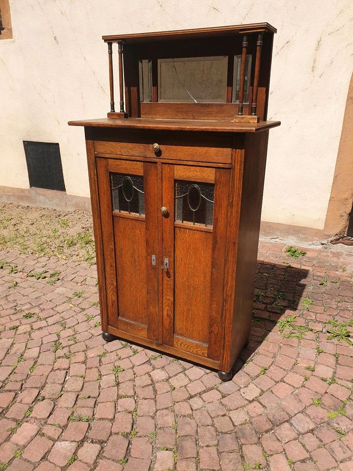 Vertiko Kommode Schrank Antiquitäten Jugendstil Antik Antikmöbel in Zellingen