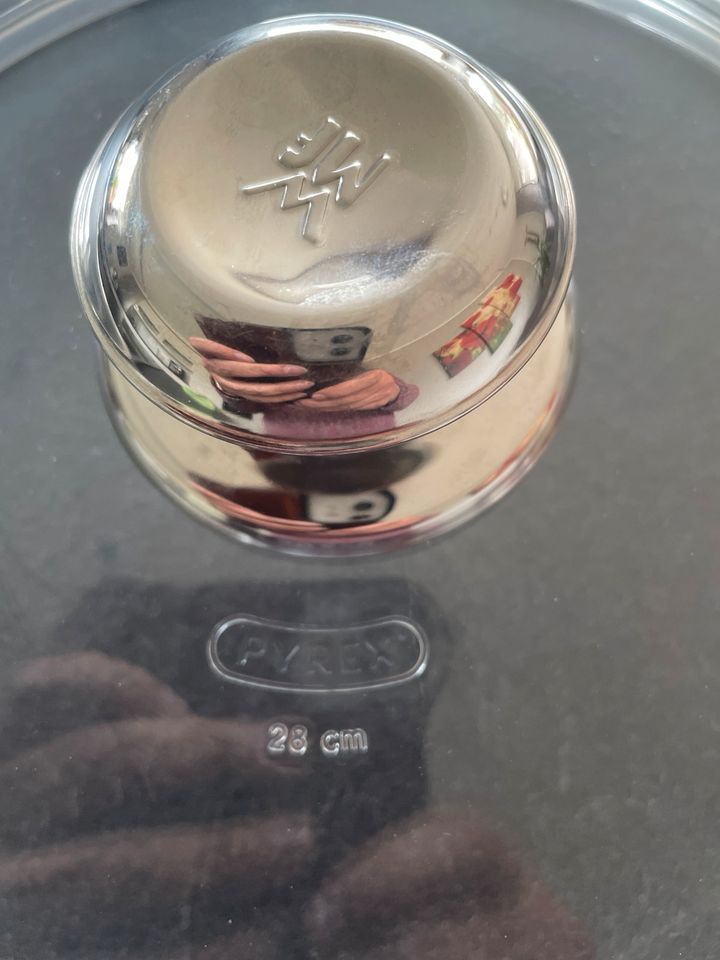 WMF Glasdeckel 28 cm unbenutzt Pfanne in Bernstadt