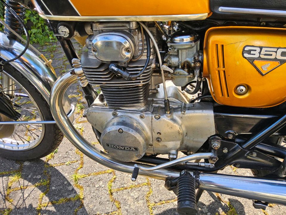 Honda CB 350 B4 EZ 1973 Survivor, nicht restauriert in Bingen