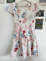 Sommerkleid Orsay mit Blumen weiß rot rosa blau Nordrhein-Westfalen - Goch Vorschau