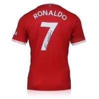 Cristiano Ronaldo Signed Manchester United 2021-22 Football Shirt Nordrhein-Westfalen - Gütersloh Vorschau