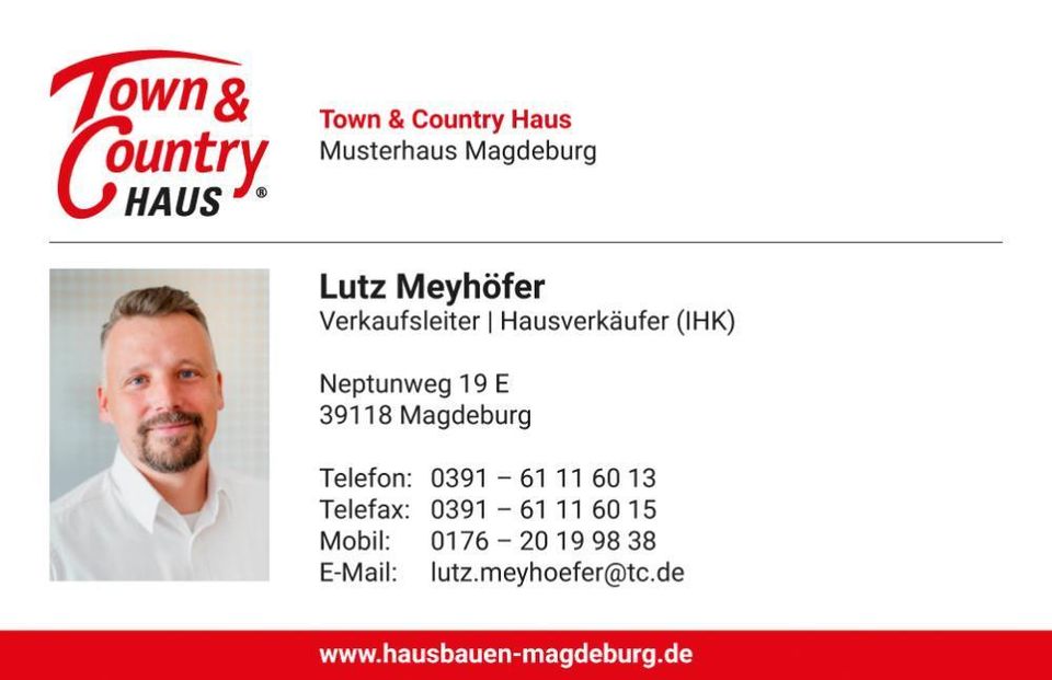 Das schnucklige Häuschen in der Gemeinde Möser - massiv gebaut von Town und Country Haus in Möser