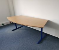 Schreibtisch  220 cm buche blau Bürotisch höhenverstellbar Aachen - Aachen-Mitte Vorschau