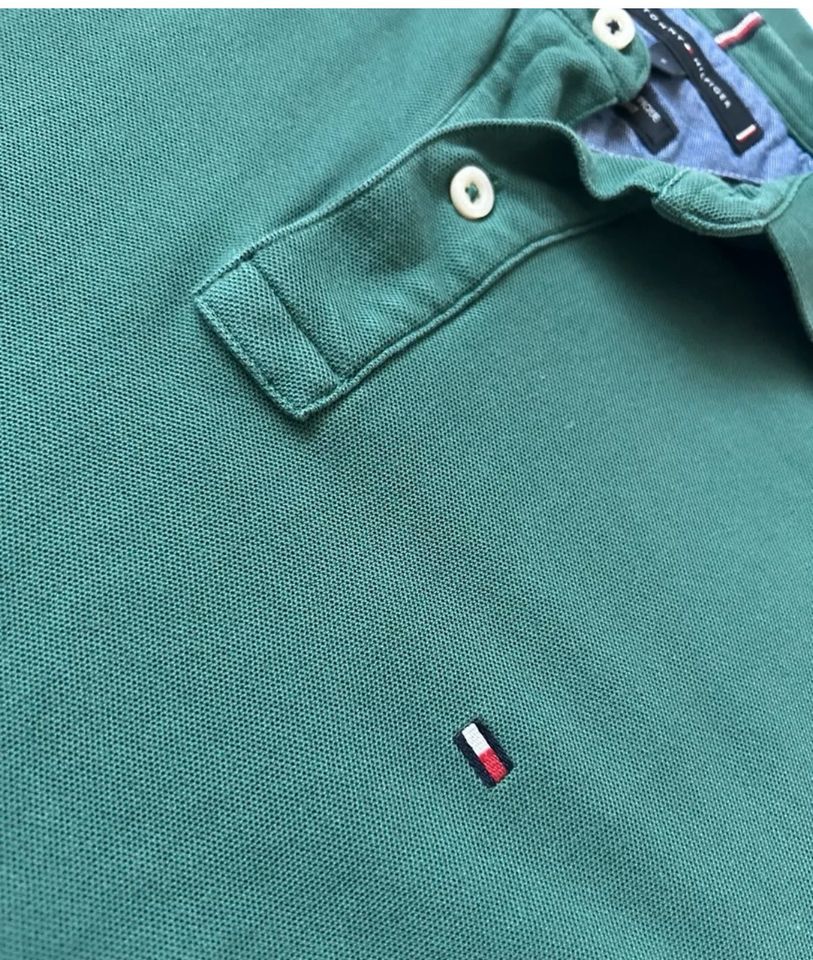 Poloshirt Tommy Hilfiger grün Gr S in Tauberbischofsheim