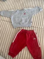 Adidas Jogginganzug, Gr. 68, grau rot Bayern - Barbing Vorschau