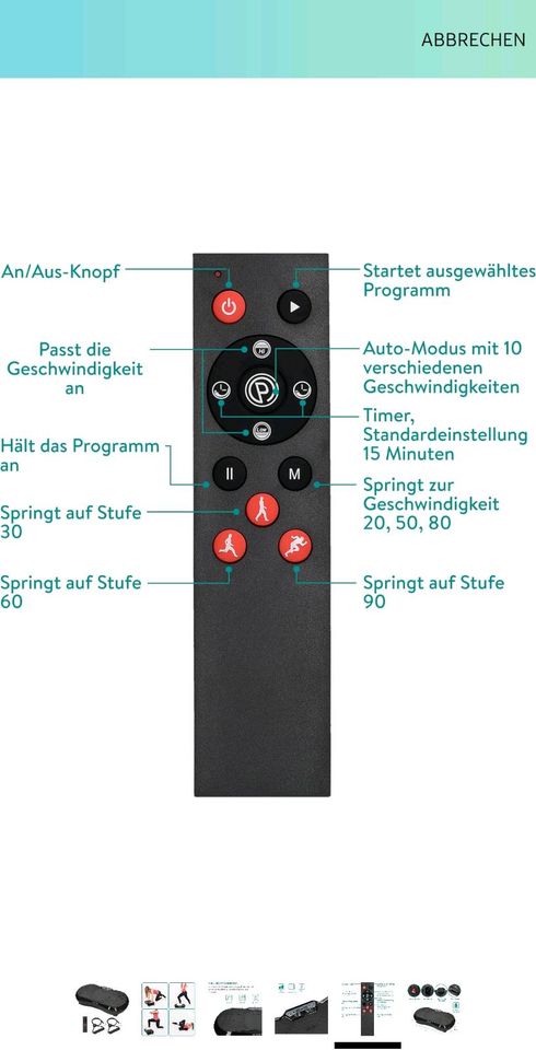 Vibrationsplatte Ganzkörper Sportgerät Rüttelplatte Sport Stepper in Hamburg