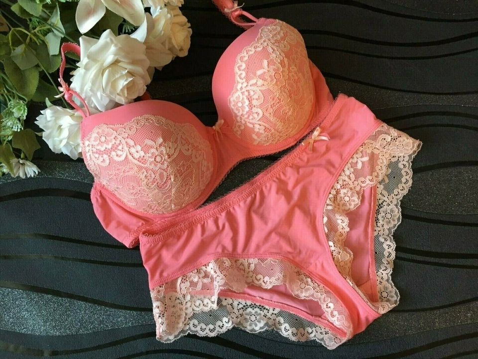 Lascana BH Set 70C 32/34  BH + Panty Rosa Pink in St. Egidien