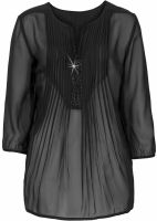 Damen Elegante Bluse mit V-Ausschnitt  Gr.38 schwarz NEU! Bielefeld - Altenhagen Vorschau