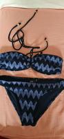 H&m Bikini 34 Oberteil 36 neu  Hose Strickoptik Häkeloptik Bayern - Straubing Vorschau