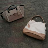 Tasche, Damentasche, Shopper, beige rosa Saarland - Merchweiler Vorschau