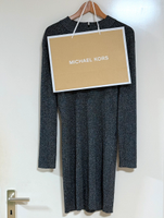 MICHAEL KORS Geripptes Lurex-Kleid – Neu West - Unterliederbach Vorschau