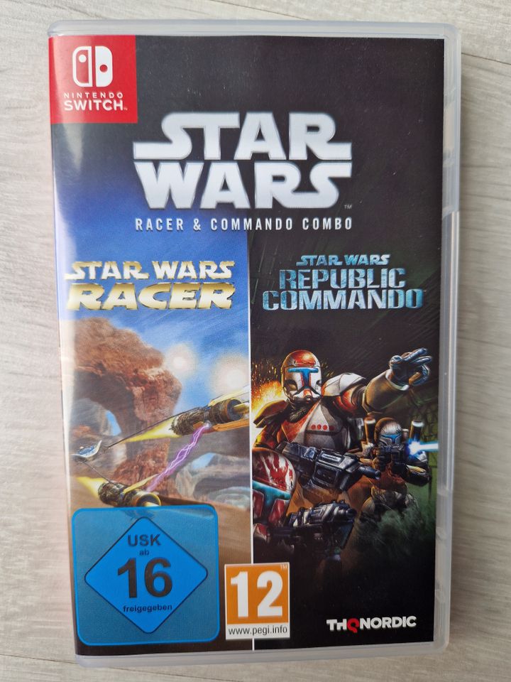 Nintendo Switch Spiele; 1 2 Switch + Star Wars - Racer + Republic in Hamburg